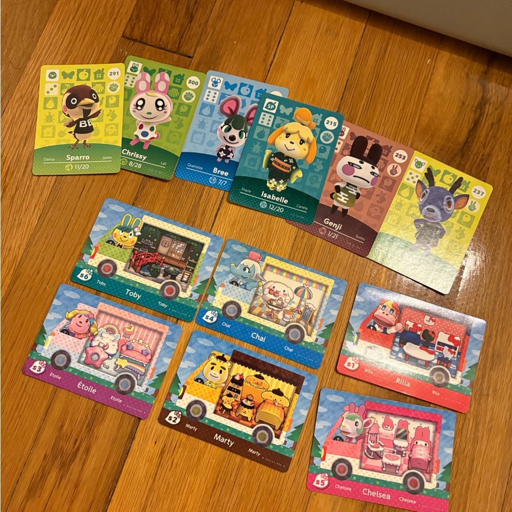 Animal Crossing amiibo Cards Set